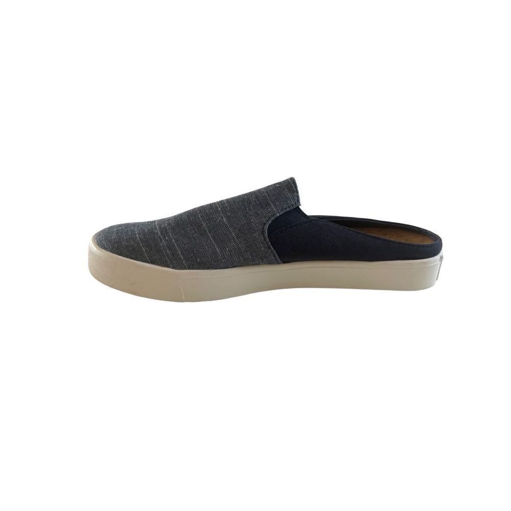 Revitalign Womens Blue Esplanade Canvas Slide Slip On Mule Rubber shoe Size 10